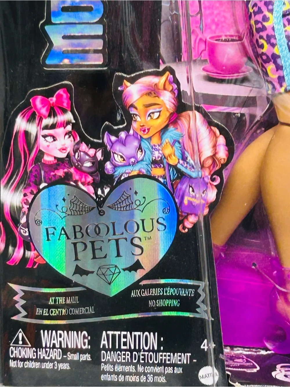 Monster High 2023 Faboolous Pets Clawdeen Wolf and Draculaura